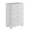 Ver imagem 7 de Conjunto Quarto de Bebê 100% MDF com Mini Berço e Cômoda 4 Gavetas Branco