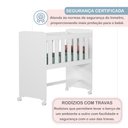 Ver mais imagens de Conjunto Quarto de Bebê 100% MDF com Mini Berço e Cômoda 4 Gavetas Branco
