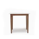 Ver imagem 2 de Mesa de Jantar 4 Lugares Quadrada 90x90 em MDF e Madeira Liz Branca