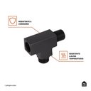 Ver imagem 3 de Desviador para Chuveiro Mundaú - Pingoo.casa - Preto Fosco