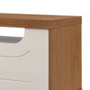 Ver imagem 5 de Rack para Tv até 75 Polegadas Mercury 2 Portas 1 Gaveta Cinamomo/off White - Artely Móveis