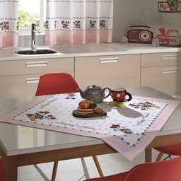 Toalha Centro De Mesa Dohler -Athenas Estampado Mickey e Minnie 08 - 1