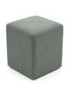 Ver imagem 1 de Puff Quadrado Adm no Suede Cinza, para Sala, Quarto, Todos Os Ambientes