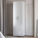 Ver imagem 1 de Guarda Roupa de Solteiro 2 Portas 55cm Ditália