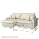 Ver imagem 3 de Sofá Cama Retrátil e Reclinável 260cm Colibri CabeCasa MadeiraOriginals