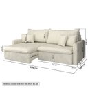Ver imagem 3 de Sofá Cama Retrátil e Reclinável 260cm Colibri CabeCasa MadeiraOriginals