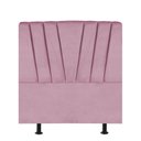 Ver imagem 2 de Cabeceira Estofada Bélgica 100CM Solteiro Courino Rosa - D A DECOR