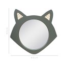 Ver imagem 2 de Espelho Decorativo Infantil 43x44cm Raposa Verde