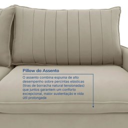 Sofá Cama Retrátil e Reclinável 200cm Madri Movenzo Estofados Corino - 9