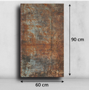 Ver imagem 4 de Revestimento de Parede Flexível Lavável Efeito Corten Autocolante - 90x60cm