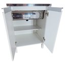 Ver imagem 5 de Tanque de Lavar Roupa Inox 35 Plus Gabinete 2 Portas Montado