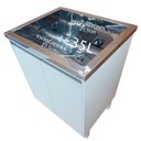 Ver imagem 4 de Tanque de Lavar Roupa Inox 35 Plus Gabinete 2 Portas Montado