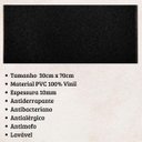 Ver imagem 2 de Tapete Capacho Vinil Liso Preto 30cm X 70cm Kapazi