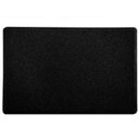 Ver imagem 1 de Tapete Capacho Vinil Liso Preto 30cm X 70cm Kapazi