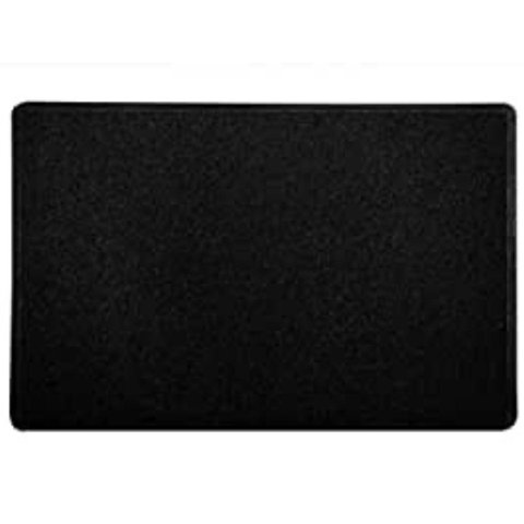 Tapete Capacho Vinil Liso Preto 30cm X 70cm Kapazi