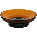 Ver imagem 1 de Centro de Mesa Decorativo de Vidro Marrom 9x30x30cm Sala Jantar Decoração
