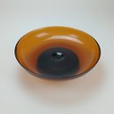 Ver imagem 2 de Centro de Mesa Decorativo de Vidro Marrom 9x30x30cm Sala Jantar Decoração