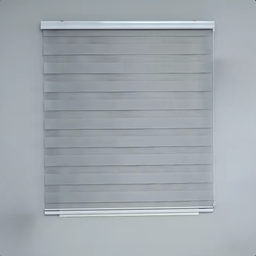 Persiana Rolo Double Vision Zebra 1,60l X 1,60a Cinza Escuro - 2