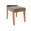 Ver imagem 5 de Kit 8 Cadeiras Sala Jantar Nicole 8 Un Nature/suede Joli Chocolate - Cimol