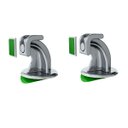 Ver imagem 1 de Prendedor de porta magnético adesivo para porta pivotante Cromado - 2 unidades