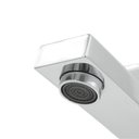 Ver imagem 3 de Torneira para Lavatório Banheiro Quadrada Bancada Bica Baixa Cromado 1/4v Cromado