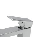 Ver imagem 4 de Torneira para Lavatório Banheiro Quadrada Bancada Bica Baixa Cromado 1/4v Cromado