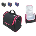 Ver imagem 1 de Lancheira Térmica Bolsa Frasqueira Lanche Frutas Escolar:preto com Rosa