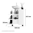 Ver imagem 3 de Gabinete Classic Branco e Ripado Jm3