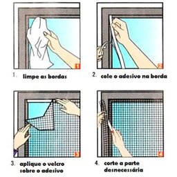 Kit 4 Telas Anti Mosquito Insetos para Janelas - 6