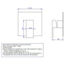 Ver imagem 2 de Acabamento Monocomando para Chuveiro Smart Preto Fosco - Marchezan