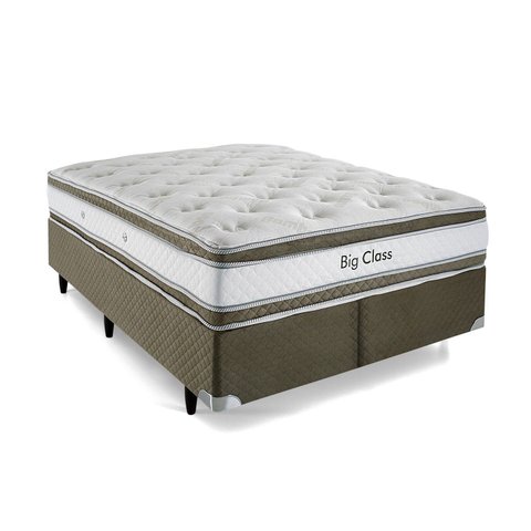 Colchão King 32cm x 193cm Big Class Bege/Branco
