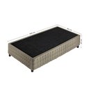 Ver imagem 3 de Base Box Solteiro Horse Boucle Bege 88x188
