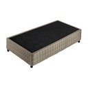 Ver imagem 1 de Base Box Solteiro Horse Boucle Bege 88x188