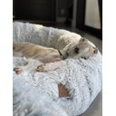 Ver imagem 1 de Cama Nuvem Grande Cachorros Luxo Gg 80x80:Branco com Azul