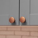 Ver mais imagens de Armário Aéreo 2 Portas 80cm Arizona CabeCasa MadeiraOriginals Branco/Cinza