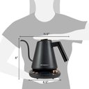 Ver imagem 5 de Elite Gourmet Ekt3001 Chaleira Elétrica Digital 1l Preto/cobre