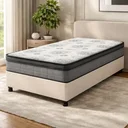 Ver imagem 1 de Cama Box com Colchão Espuma D33 Pillow In Anjos Ortosleep Solteiro 78cm