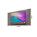 Ver imagem 4 de Painel TV Sala 60 Polegadas Cinza Perola Esmeralda Casa D
