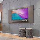 Ver imagem 1 de Painel TV Sala 60 Polegadas Cinza Perola Esmeralda Casa D