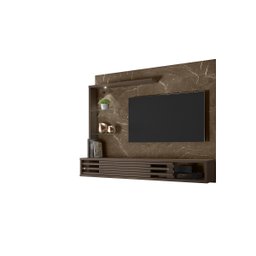 Painel Bancada Para Tv Até 50'' Led 2 Portas Suspensa Frizz Select Imperial Sépia - Madetec - 1