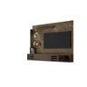 Painel Bancada Para Tv Até 50'' Led 2 Portas Suspensa Frizz Select Imperial Sépia - Madetec - 1