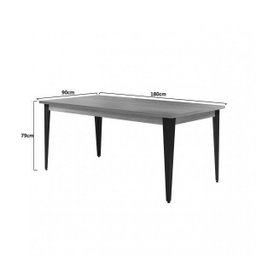 Mesa de Jantar 8 Lugares 180cm Tampo MDF Espanha Mais Decor - 3 Mesa de Jantar 8 Lugares 180cm Tampo MDF Espanha Mais Decor - 3