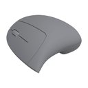 Ver imagem 3 de Mouse sem Fio Recarregavel 2.4 Ghz Vertical Ergonomico Ortopedico Power Fit 1600 Dpi Cinza Usb -