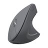 Mouse sem Fio Recarregavel 2.4 Ghz Vertical Ergonomico Ortopedico Power Fit 1600 Dpi Cinza Usb - - 1