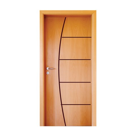 Folha de Porta 210x60cm Frisada Hdf Modelo 186 Mapaf