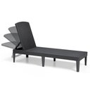 Ver imagem 2 de Kit 02 Espreguiçadeira Piscina Keter Jaipur Dobrável com 4 Ajustes de Encosto