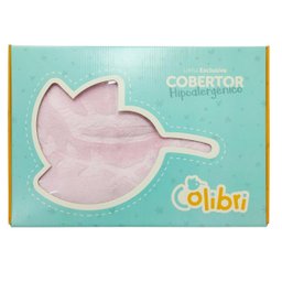 Cobertor Bebê Colibri Relevo Rosa Antialérgico - 4