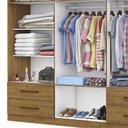 Ver imagem 5 de Guarda Roupa Casal Lu 6 Portas 4 Gavetas Carioca Móveis Cinamomo