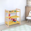 Ver imagem 1 de Estante Infantil Multiuso Colorê Amarelo Baixa 64x75