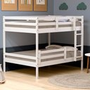 Ver imagem 1 de Beliche Casal Casal Dreams com Grade de Proteção Madeira Maciça Branco Megamobilia